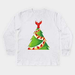 A Tree from New England Kids Long Sleeve T-Shirt